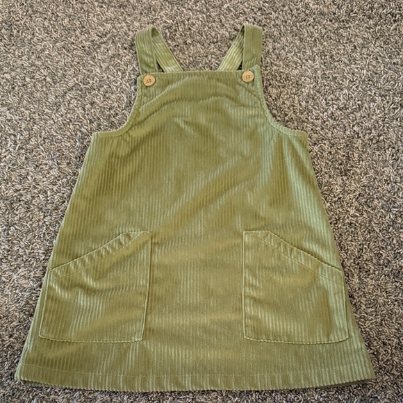 lucky penny Other - Kids Green Corduroy Overalls